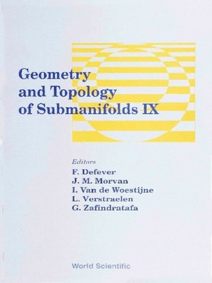 cover image of Geometry and Topology of Submanifolds Ix